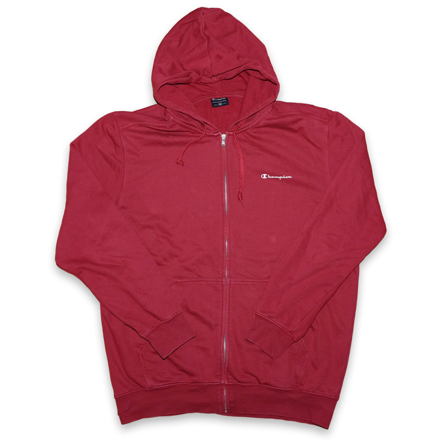 Vintage Champion Zip Hoodie XLarge Double Double Vintage