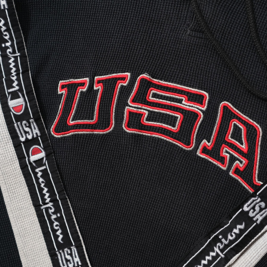 Vintage Champion USA Hoody Small