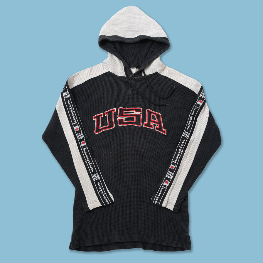Vintage Champion USA Hoody Small