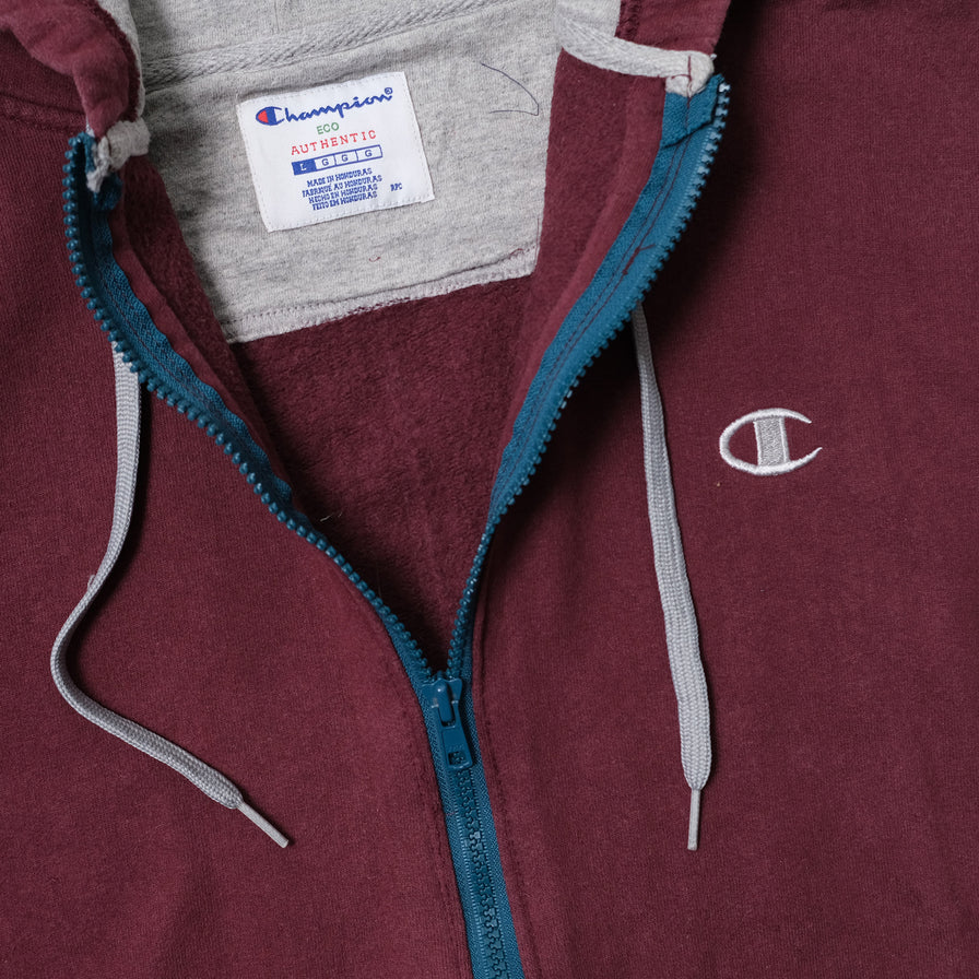 Vintage Champion Zip Hoody Large