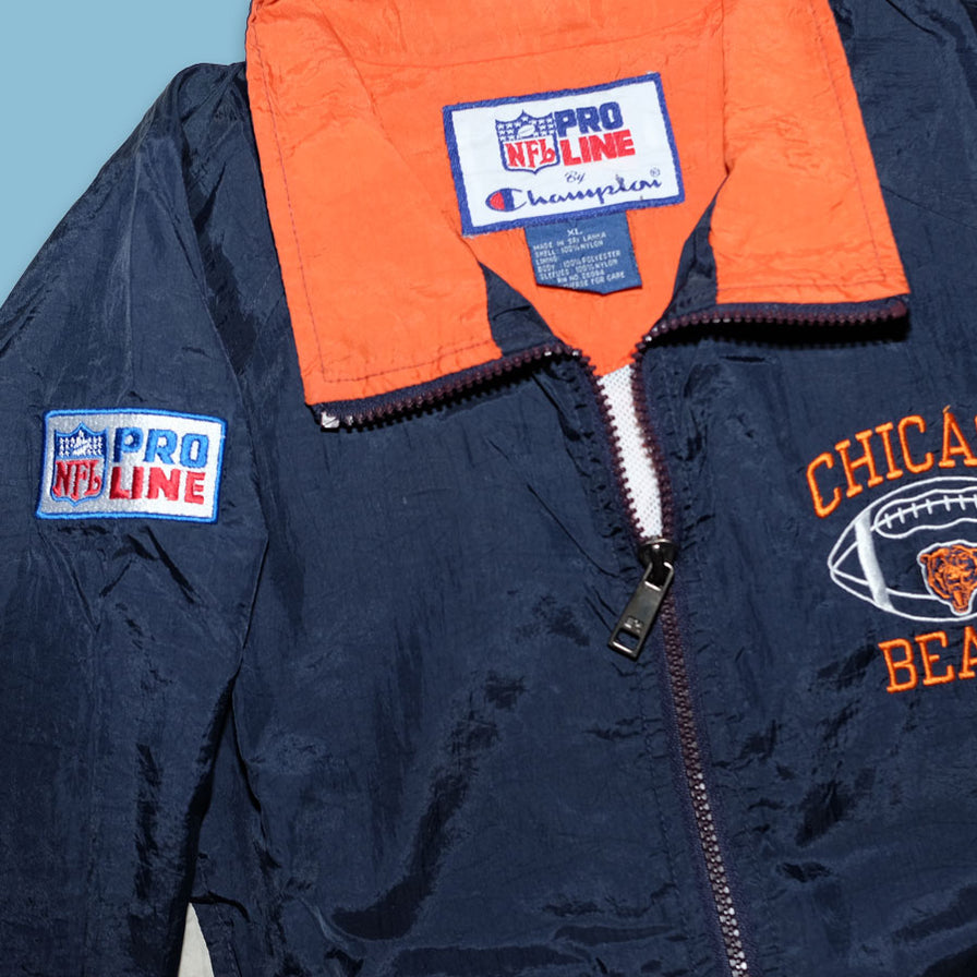 Vintage Champion Chicago Bears Track Jacket Medium / Large - Double Double Vintage