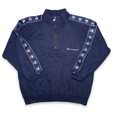 Vintage Women's Champion Tapered Q-Zip Sweater Medium - Double Double Vintage