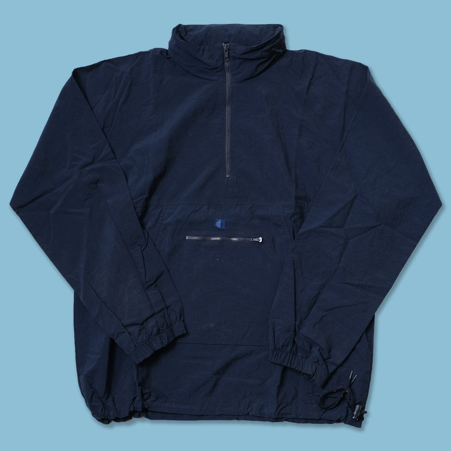 Vintage Champion Q-Zip Windbreaker Large