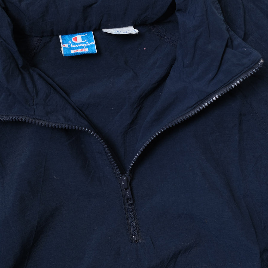 Vintage Champion Q-Zip Windbreaker Large
