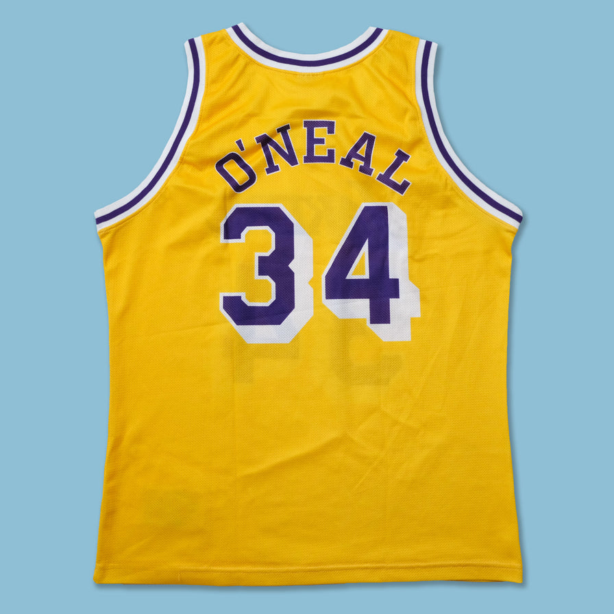 Vintage Champion Los Angeles Lakers Shaq Jersey XLarge