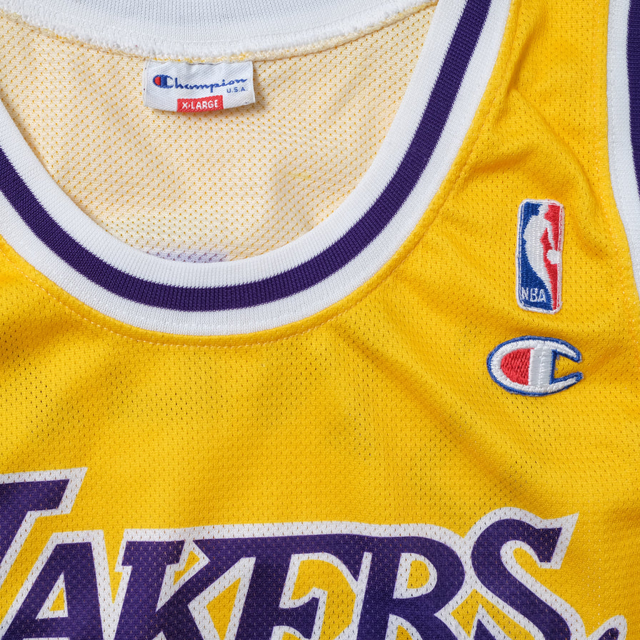 Vintage Champion Los Angeles Lakers Shaq Jersey XLarge