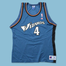 Vintage Champion Washington Wizards Webber Jersey Large