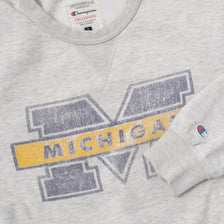 Vintage Champion Michigan Wolverines Sweater Large