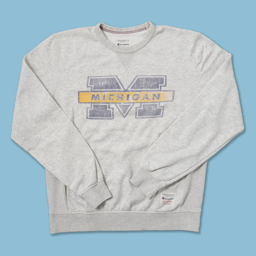 Vintage Champion Michigan Wolverines Sweater Large