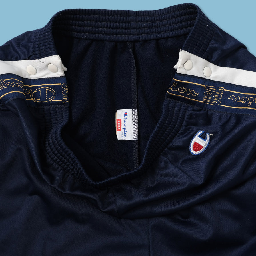 Vintage Champion Button Track Pants Large Double Double Vintage