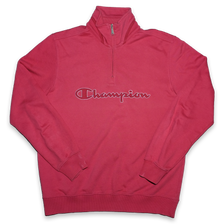 Vintage Champion Q-Zip Sweater Large - Double Double Vintage