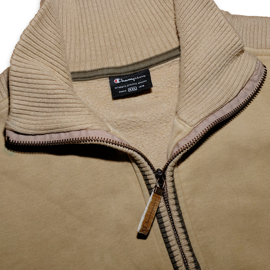 Vintage Champion Q-Zip Sweatshirt XLarge - Double Double Vintage