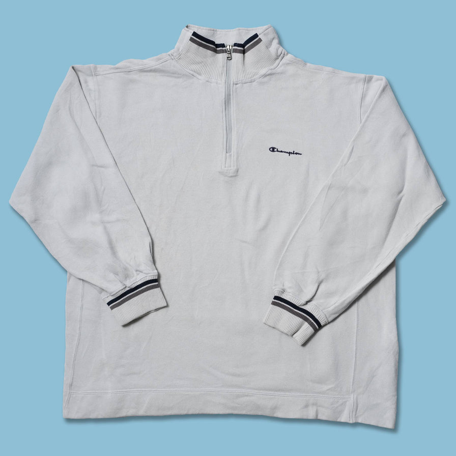 Vintage Champion Q-Zip Sweater XLarge