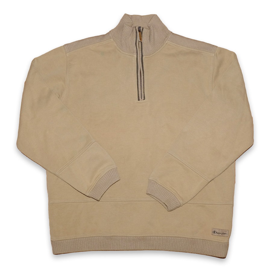 Vintage Champion Q-Zip Sweatshirt XLarge - Double Double Vintage