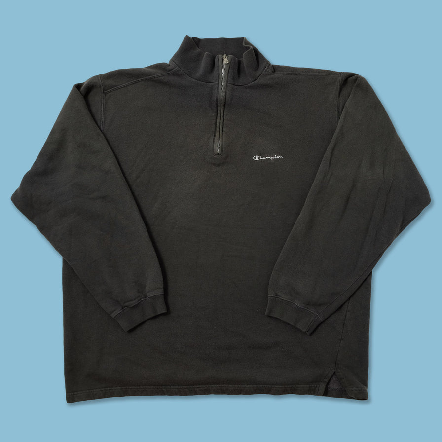 Vintage Champion Q-Zip Sweater XLarge