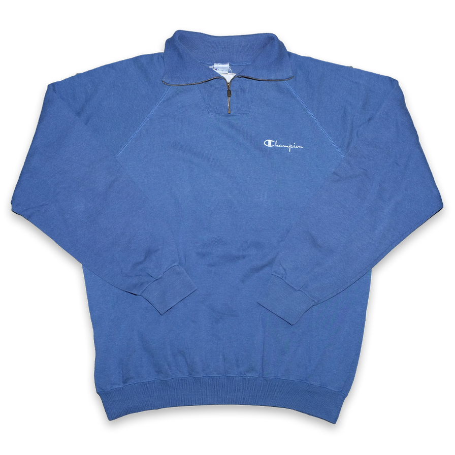 Vintage Champion Q-Zip Sweater XLarge / XXL - Double Double Vintage