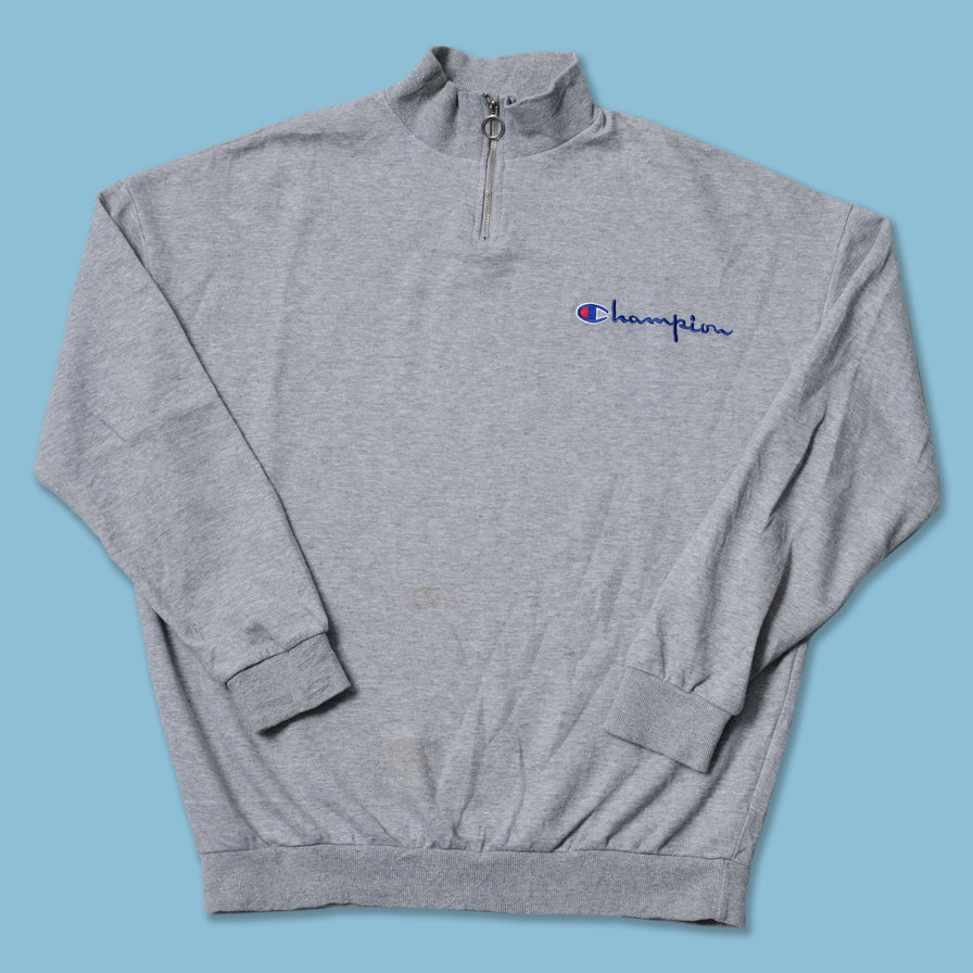 Vintage Champion Q-Zip Sweater Medium