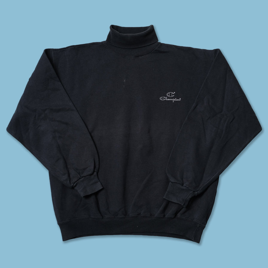 Vintage Champion Turtleneck Sweater XLarge Double Double Vintage
