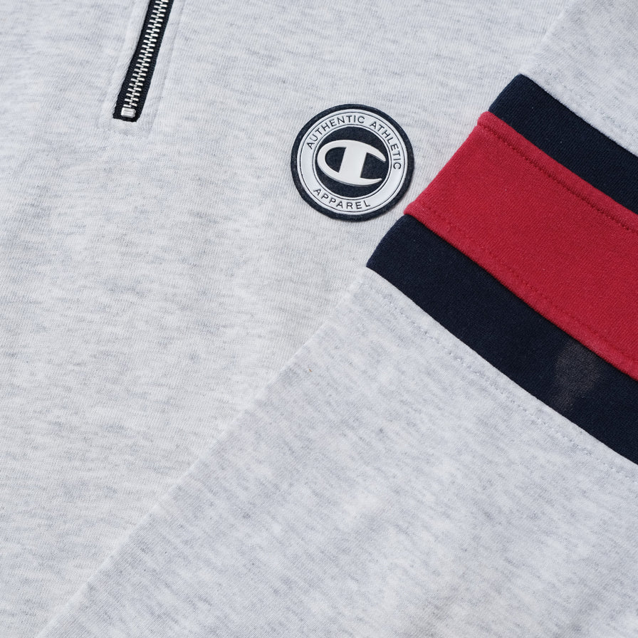 Vintage Champion Q-Zip Sweater Medium