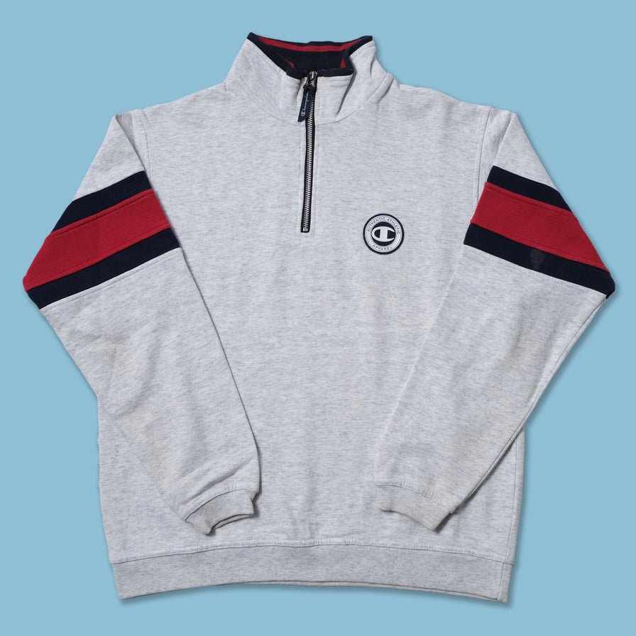 Vintage Champion Q-Zip Sweater Medium