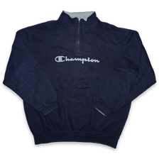 Vintage Champion Q-Zip Sweater XXL - Double Double Vintage