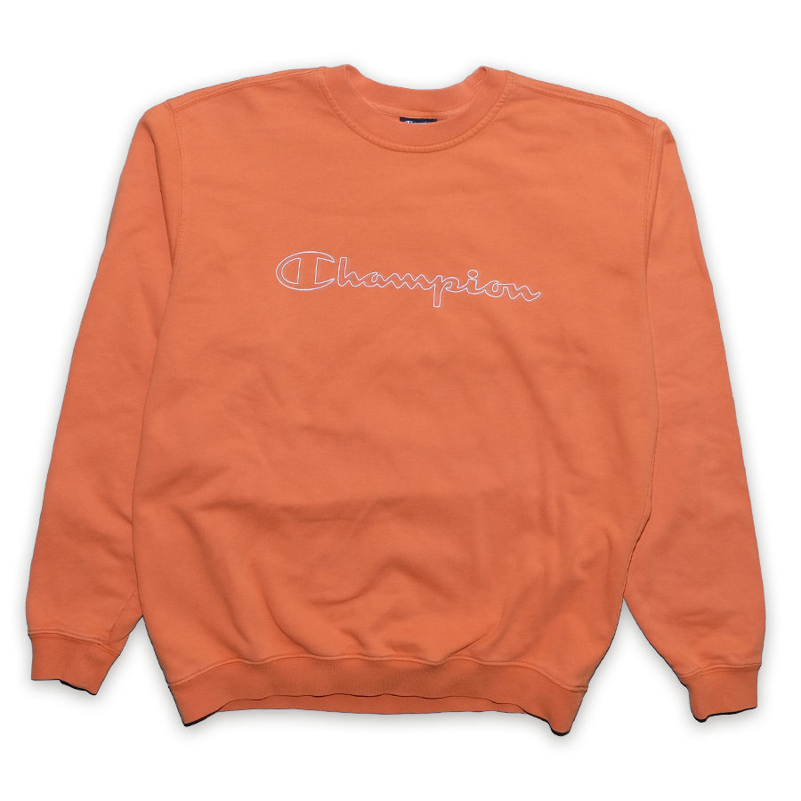 Champion sweater orange 900 sale