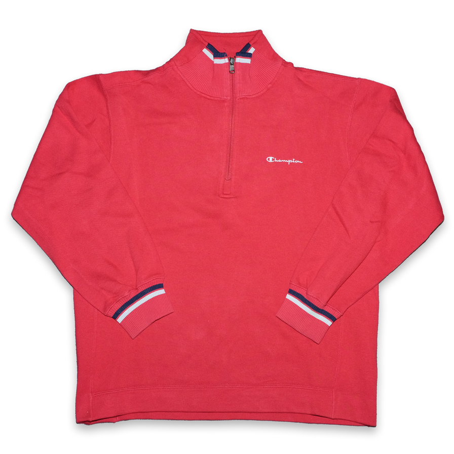 Vintage Champion Q-Zip Sweater Medium