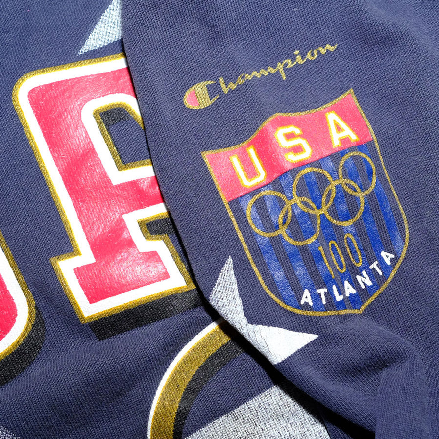 Vintage Champion Atlanta 1996 Olympics USA Sweater XLarge - Double Double Vintage