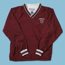 Vintage Champion V-Neck Windbreaker Small