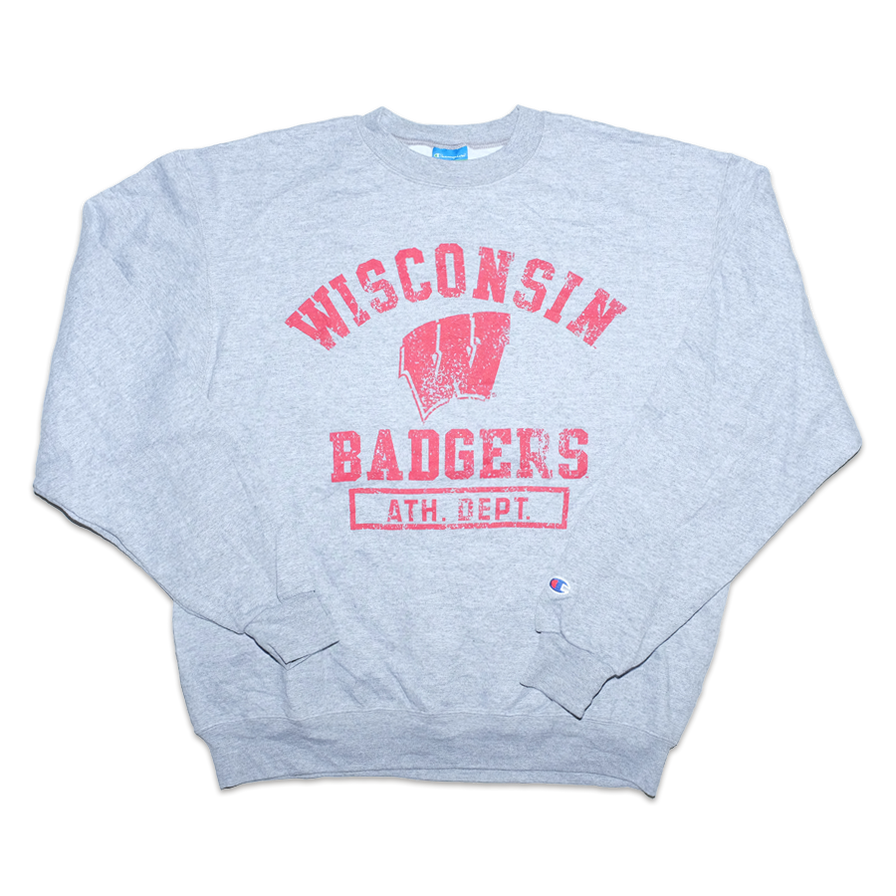 Vintage Champion Wisconsin Sweater Large - Double Double Vintage