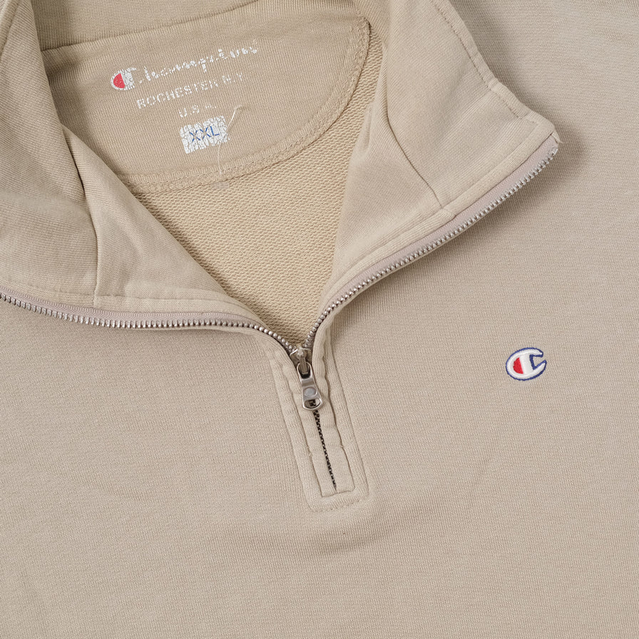 Vintage Champion Q-Zip Sweater XXLarge