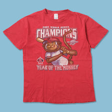 Vintage 2002 Los Angeles Angels World Champions T-Shirt Large