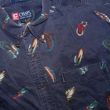 Vintage Chaps By Ralph Lauren Feather Shirt XLarge