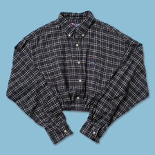 Vintage Chaps by Ralph Lauren Women's Cropped Shirt Onesize