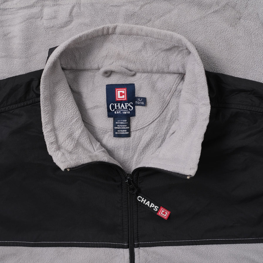 Chaps fleece jacket top