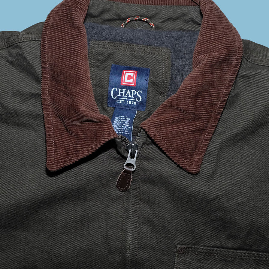 Vintage Chaps by Ralph Lauren Padded Harrington Jacket Large - Double Double Vintage