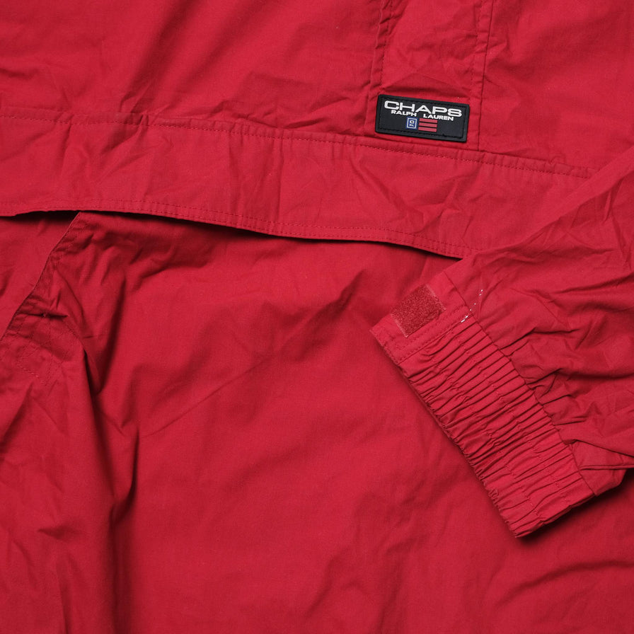 Vintage Chaps By Ralph Lauren Q-Zip Windbreaker XLarge