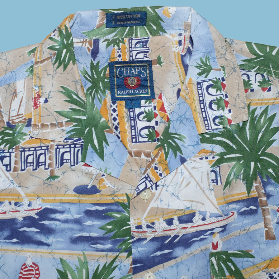 Vintage Chaps Ralph Lauren Graphic Shirt XLarge - Double Double Vintage