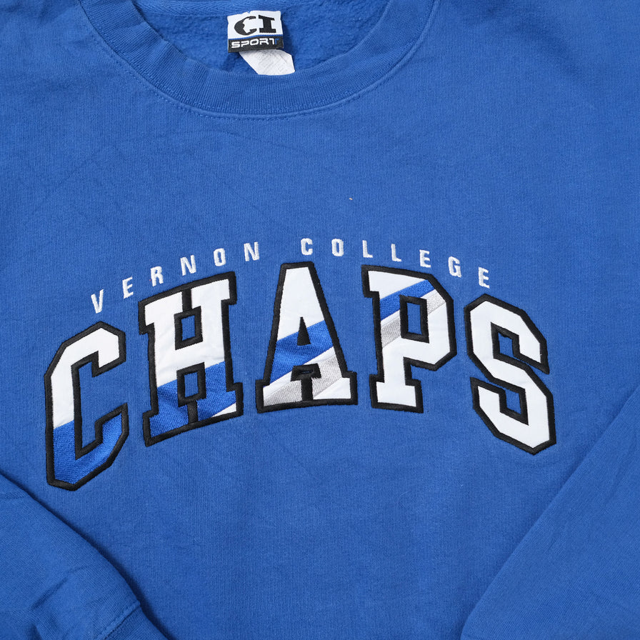 Vintage Vernon College Chaps Sweater XLarge