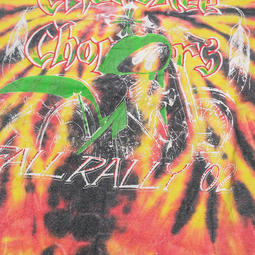 Vintage Cherokee Choppers Tie Dye T-Shirt Large