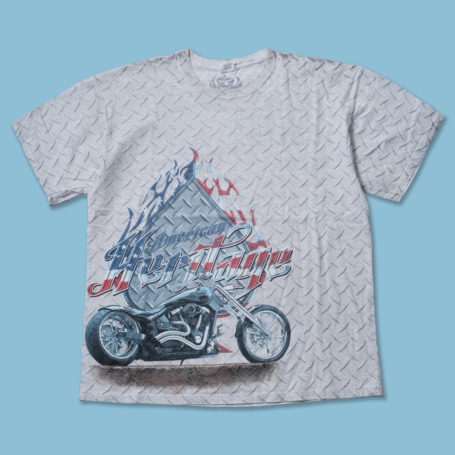 Vintage American Heritage Biker T-Shirt XLarge