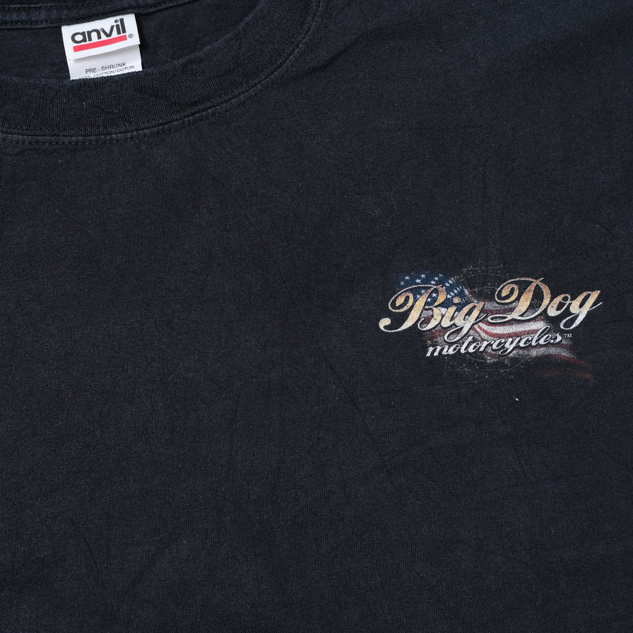 Vintage Big Dog Motorcycles T Shirt XXL 3XL Double Double Vintage