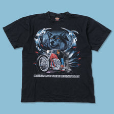 Vintage Legends Bike Wolf T-Shirt Large