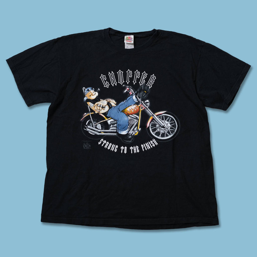 Vintage Popeye Chopper T-Shirt XLarge