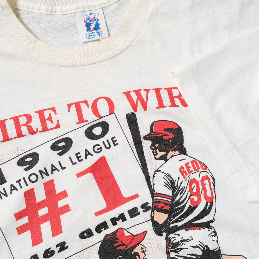 Vintage 1990 Cincinnati Reds T-Shirt Medium