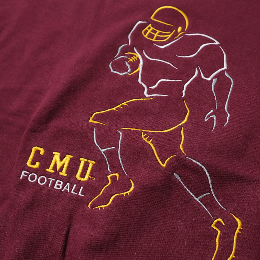 Vintage CMU Football Sweater Large