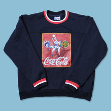 Vintage Coca Cola Rugby Sweater XLarge