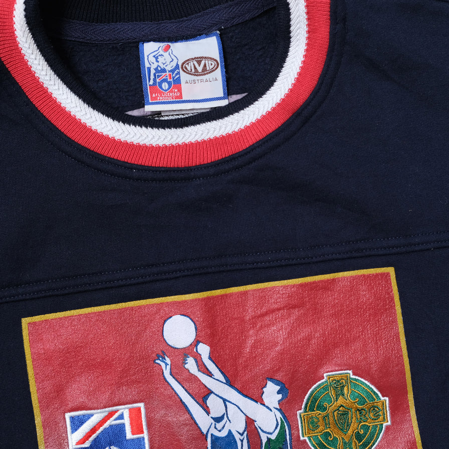 Vintage Coca Cola Rugby Sweater XLarge