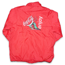Vintage Coca Cola Padded Jacket XLarge