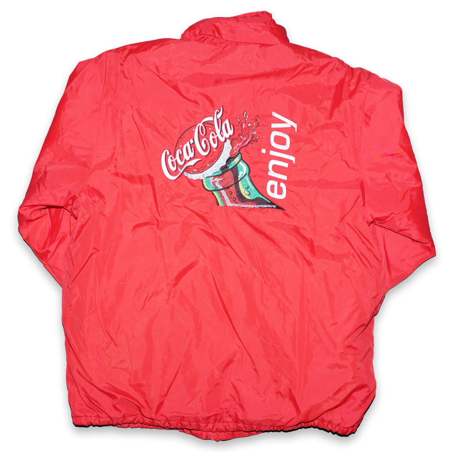 Vintage Coca Cola Padded Jacket XLarge